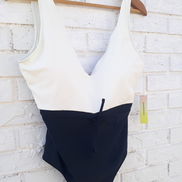 Summersalt Swimsuit Tie Waist Backflip One Piece - Picture 8 of 9